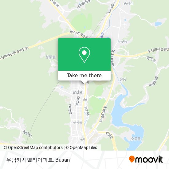 우남카사벨라아파트 map