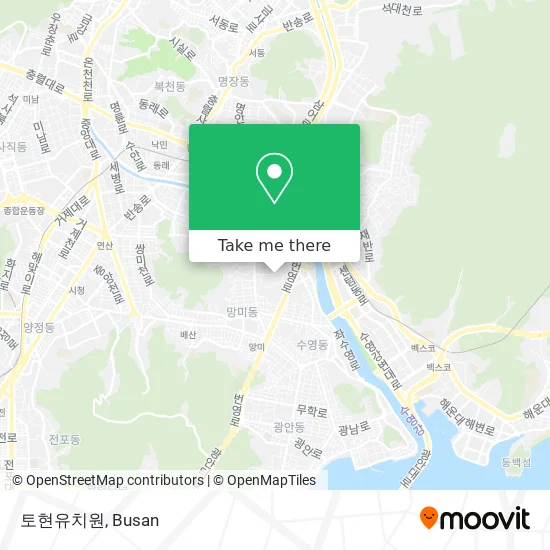 토현유치원 map