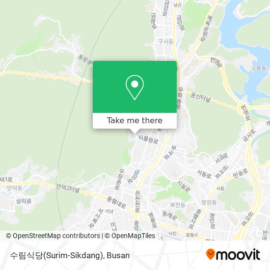 수림식당(Surim-Sikdang) map