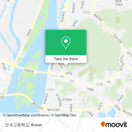 건국고등학교 map