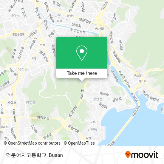 덕문여자고등학교 map