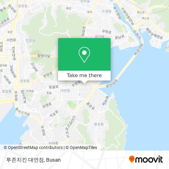 투존치킨 대연점 map