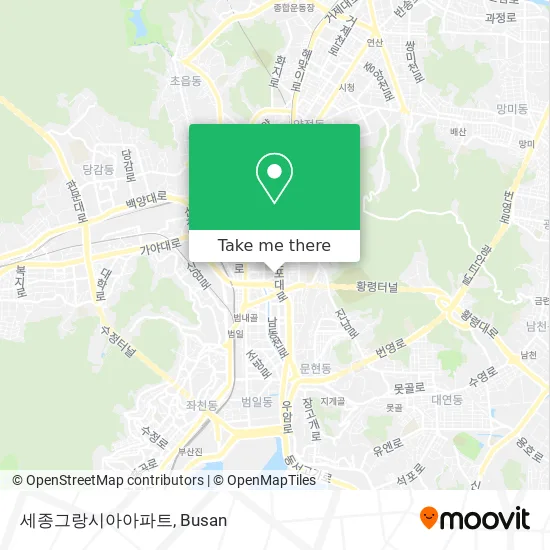 세종그랑시아아파트 map