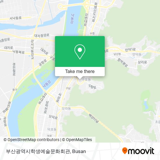 부산광역시학생예술문화회관 map