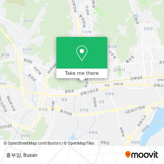 흥부암 map