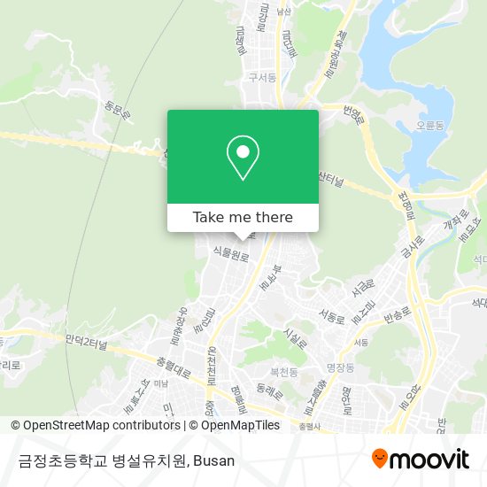 금정초등학교 병설유치원 map