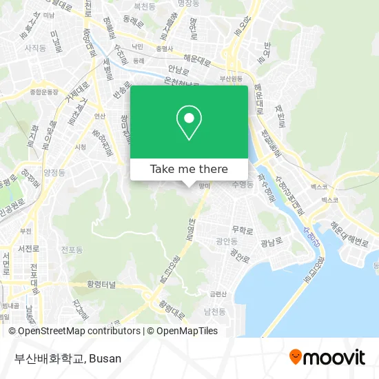부산배화학교 map