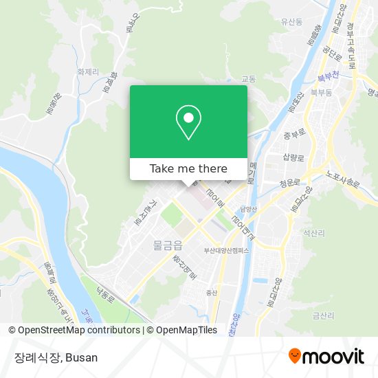 How to get to 장례식장 in 양산시 by Metro or Bus?