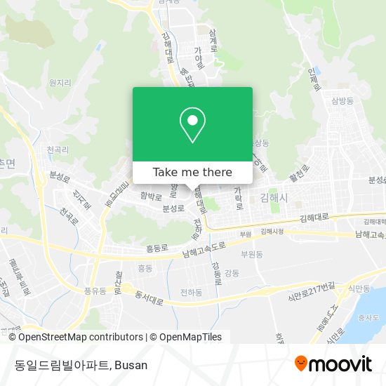 동일드림빌아파트 map