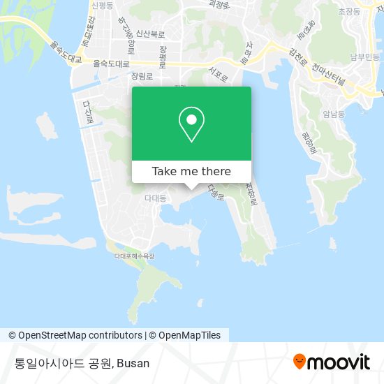 통일아시아드 공원 map