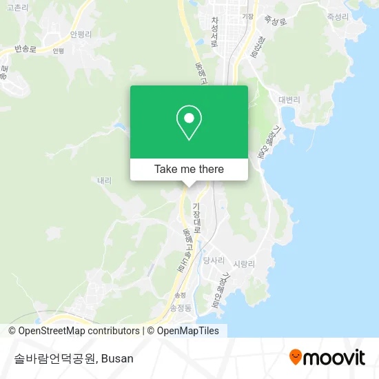 솔바람언덕공원 map