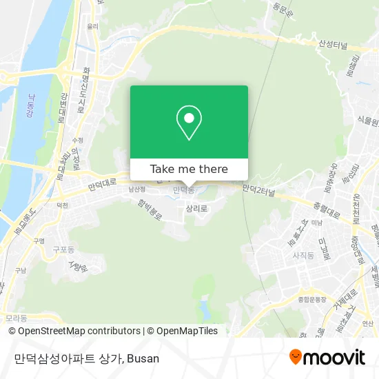 만덕삼성아파트 상가 map
