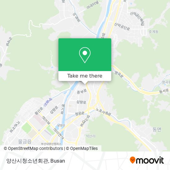 양산시청소년회관 map