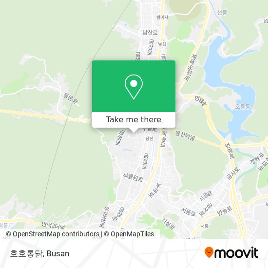 호호통닭 map
