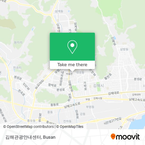 김해관광안내센터 map