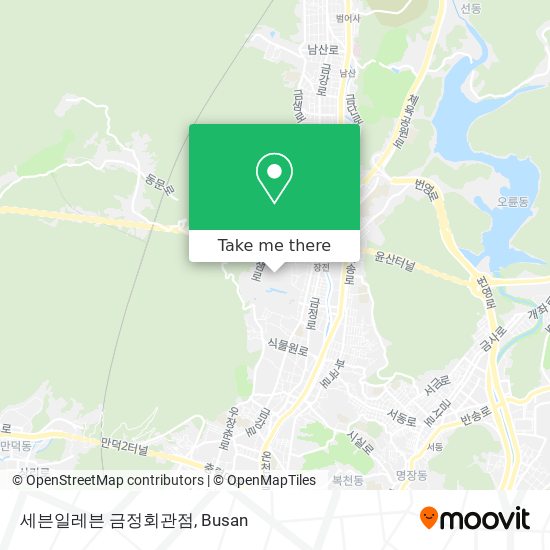 세븐일레븐 금정회관점 map