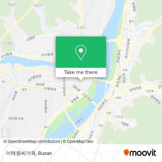 이택원씨가옥 map