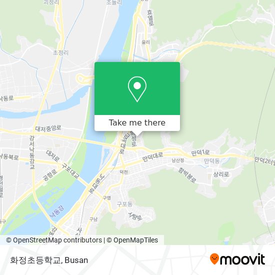 화정초등학교 map