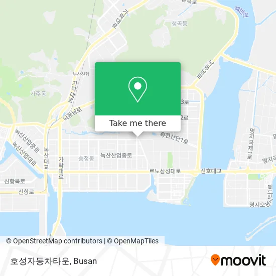 호성자동차타운 map