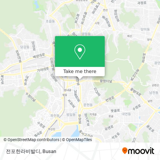 전포한라비발디 map