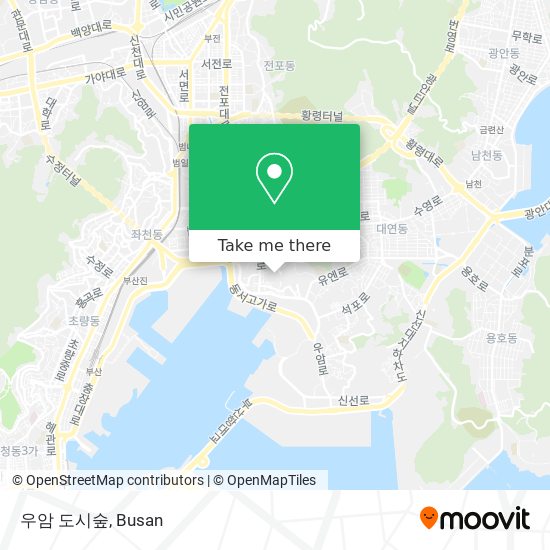 우암 도시숲 map