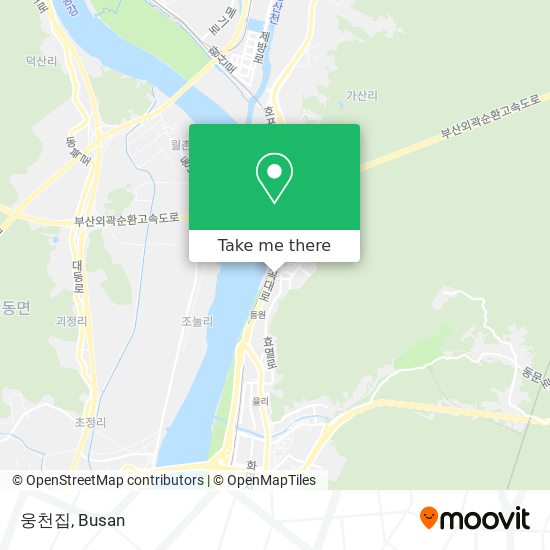 웅천집 map