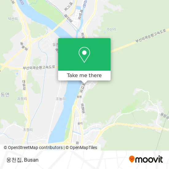 웅천집 map