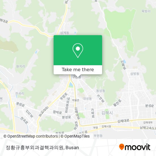 정황규흉부외과결핵과의원 map