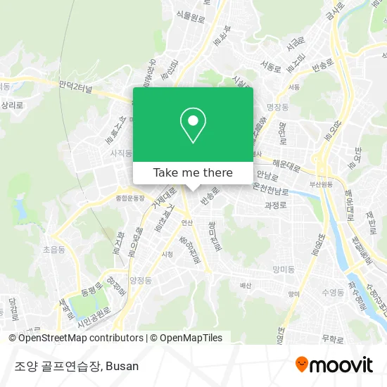 조양 골프연습장 map