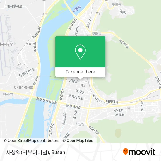사상역(서부터미널) map