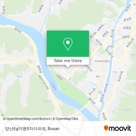 양산Eg더원5차아파트 map