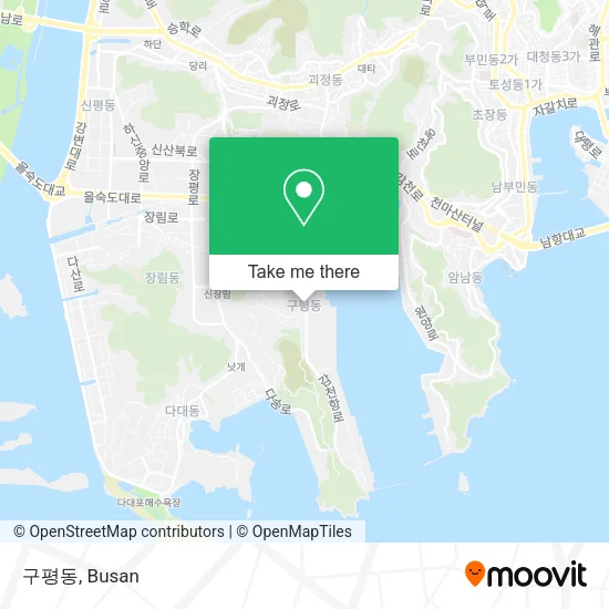 구평동 map