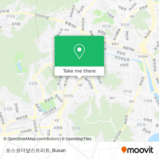 포스코더샾스트리트 map