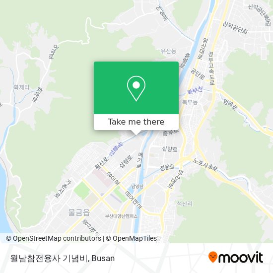 월남참전용사 기념비 map