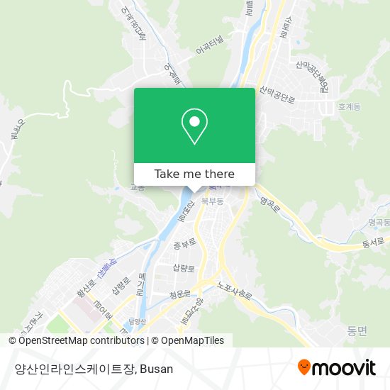양산인라인스케이트장 map