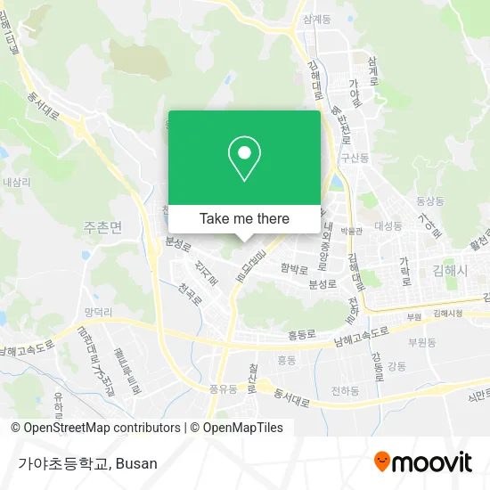 가야초등학교 map