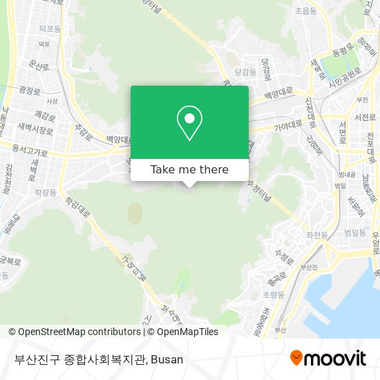 부산진구 종합사회복지관 map