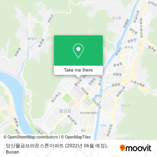 양산물금브라운스톤아파트 (2022년 06월 예정) map