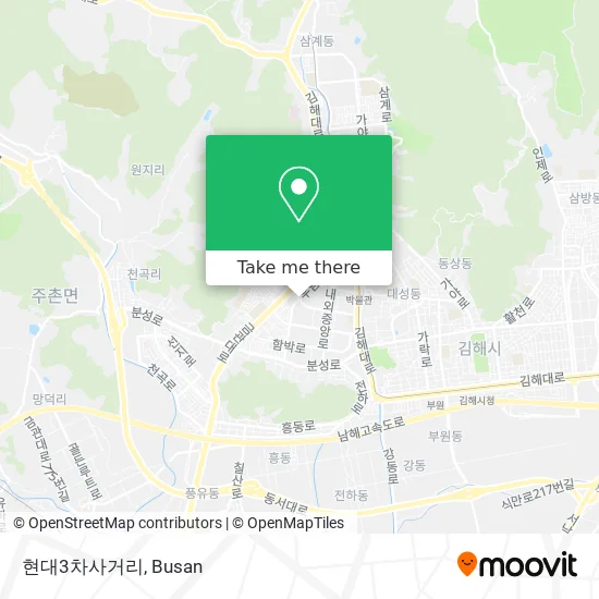 현대3차사거리 map