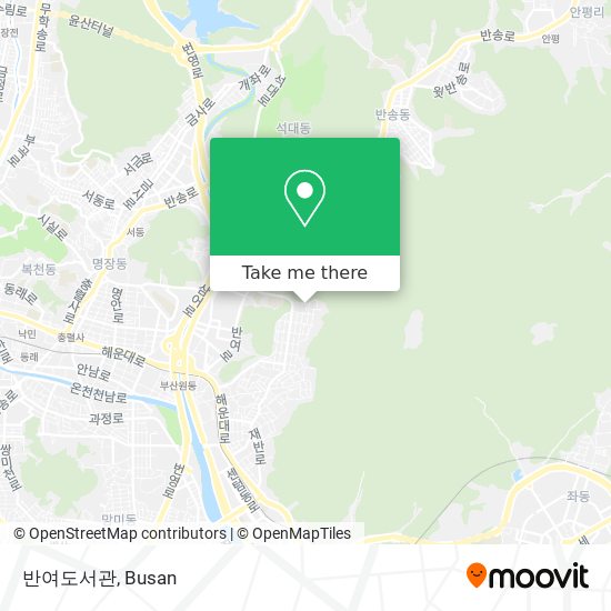 반여도서관 map