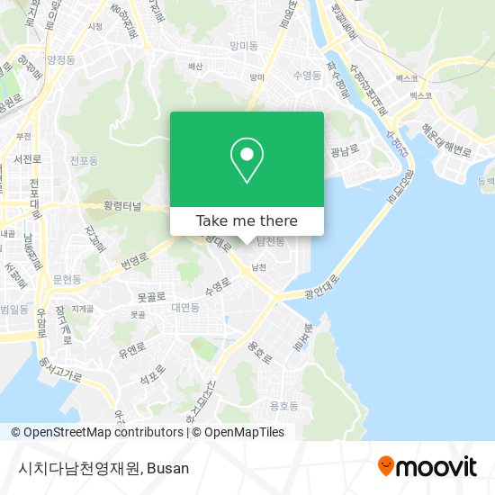 시치다남천영재원 map