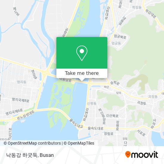 낙동강 하굿둑 map