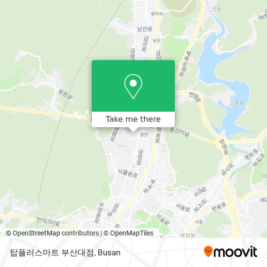 탑플러스마트 부산대점 map