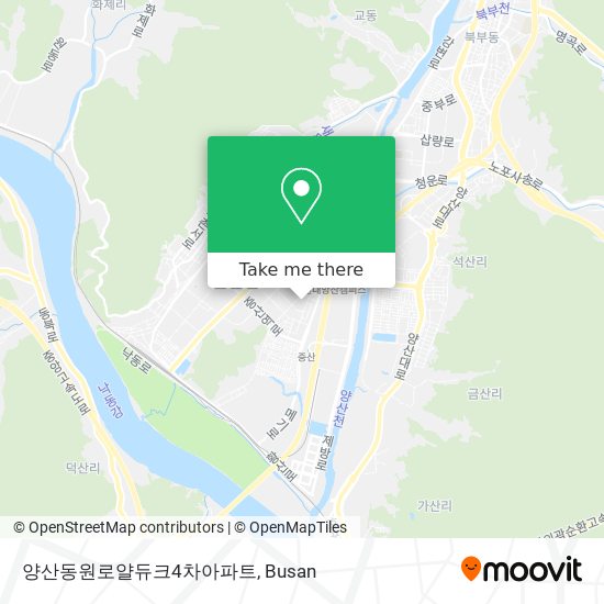 양산동원로얄듀크4차아파트 map