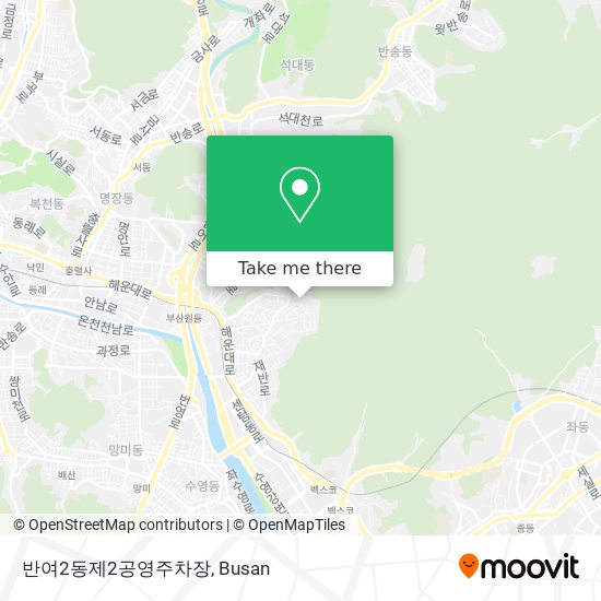 반여2동제2공영주차장 map