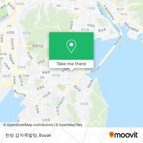 한방 감자족발탕 map