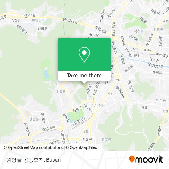 원당골 공동묘지 map