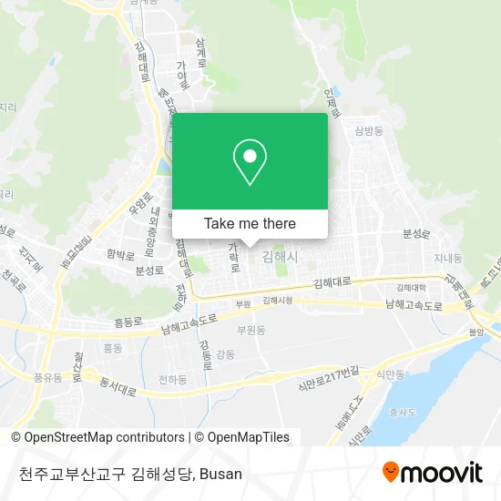 천주교부산교구 김해성당 map