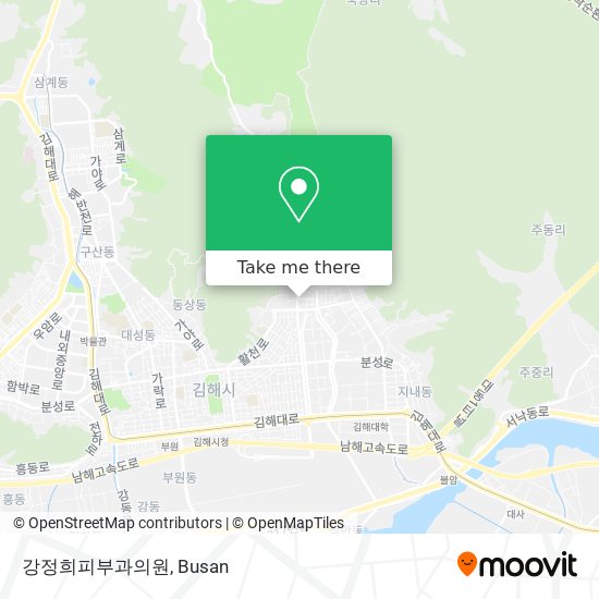 강정희피부과의원 map