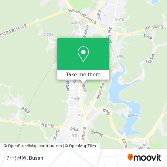 안국선원 map